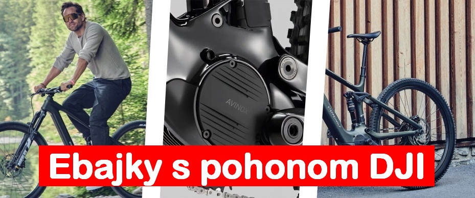 Elektrobicykle s DJI