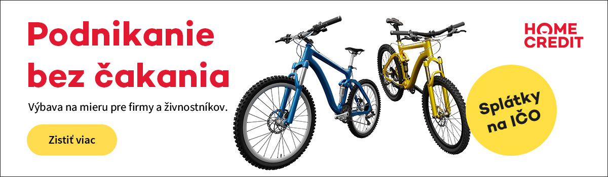 Bicykle na splátky pre podnikateľov