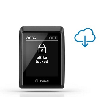 Bosch ebike lock na diplejy Intuvia 100
