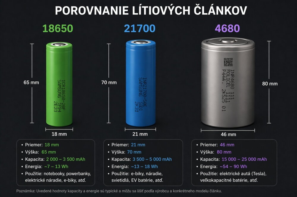 Druhy článkov na batériách