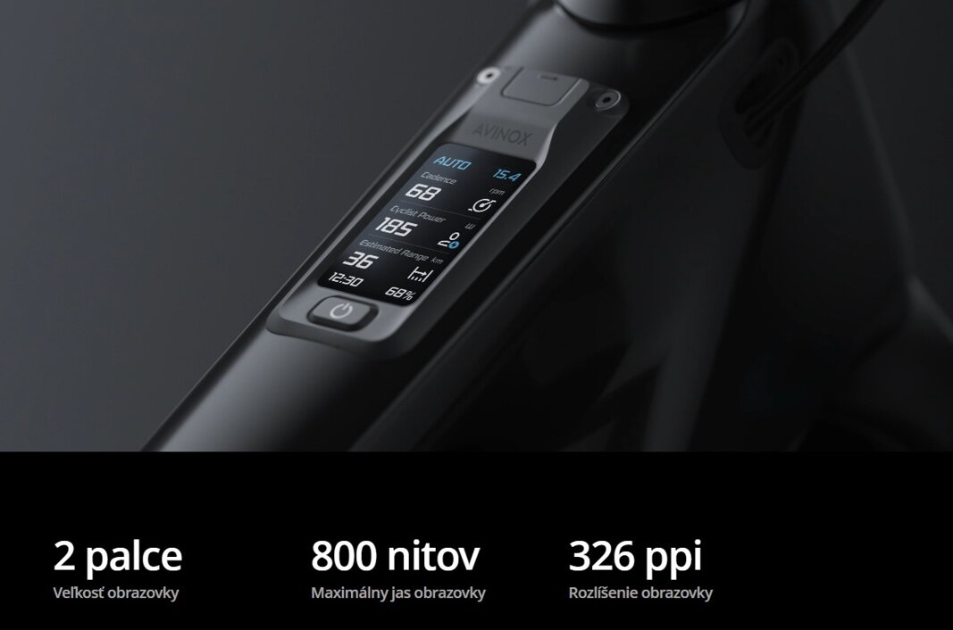 Avinox - displej