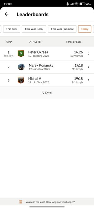 Bryton Strava segmenty