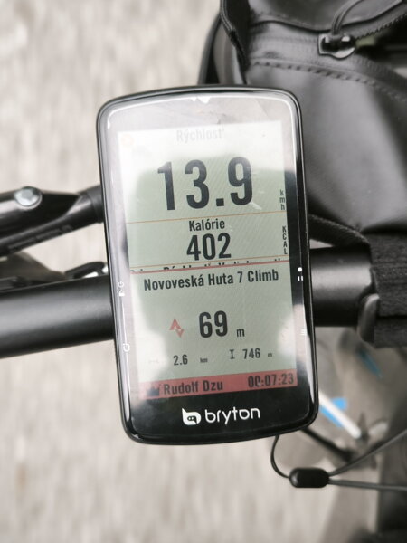 Bryton segmenty Strava