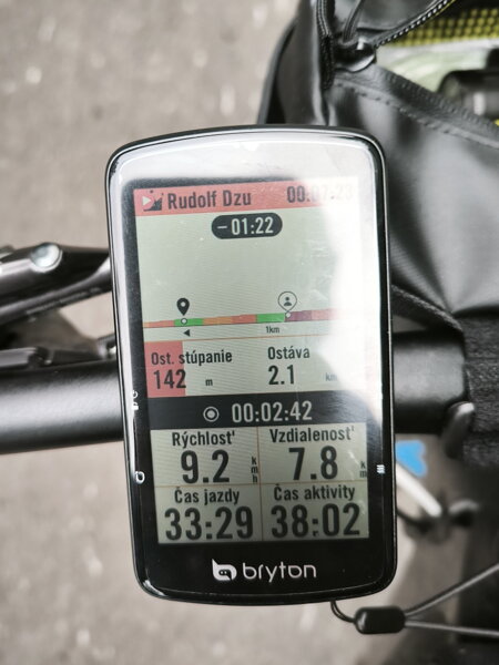 Bryton segmenty Strava