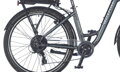 Elektro bicykel Author Elan šedý 2018