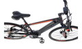 Elektro bicykel Leader Fox Bend čierny-oranžový 2018