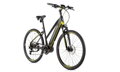 Elektro bicykel Leader Fox Bend Lady čierny-žltý 2019
