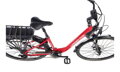 Elektro bicykel Leader Fox Induktora červený 2018