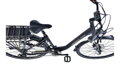 Elektro bicykel Leader Fox Induktora čierny-zlatý 2018