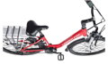 Elektro bicykel Leader Fox Latona červený 2020
