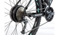 Elektro bicykel Leader Fox Swan 27,5 čierny-svetlozelený 2019