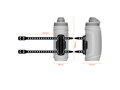 Fľaša Fidlock Twist 590ml tmavá + univerzálna základňa