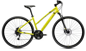 Bicykel Merida Crossway 40-D Lady limetkový 2021