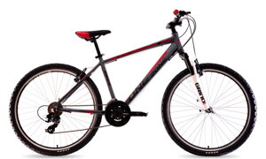 Bicykel Onezone Buxter šedý-červený