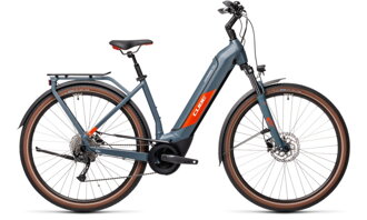 Elektro bicykel Cube Kathmandu Hybrid One Easy 625 blue-red 2021
