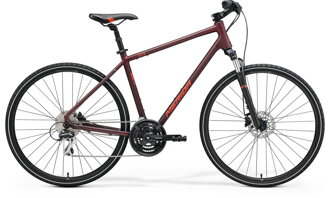 Bicykel Merida Crossway 20 burgund-červený 2022