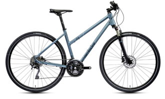 Bicykel Merida Crossway XT-Edition Lady oceľovo-modrý 2021