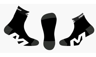Ponožky Merida bielo-čierne
