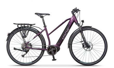 Elektro bicykel Apache Matta Tour MX-I Lady tmavofialový 2019