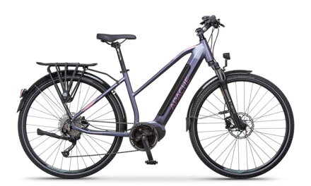 Elektro bicykel Apache Matta Tour MX-I Lady šedofialový 2019