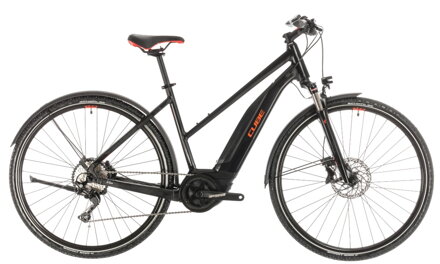 Elektro bicykel Cube Nature Hybrid EXC Allroad 500 trapeze black 2020