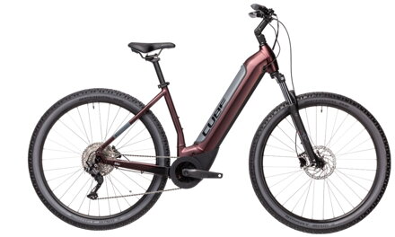 Elektro bicykel Cube Nuride Hybrid Pro 625 berry-grey 2021