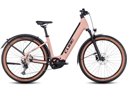 Elektro bicykel Cube Reaction Hybrid Pro Allroad Easy 625 rose 2024