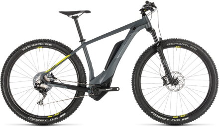 Elektro bicykel Cube Reaction Hybrid Race 500 grey 2019