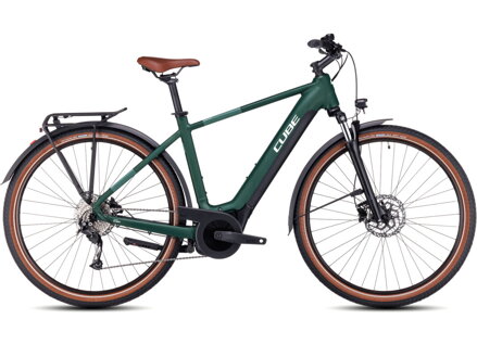Elektro bicykel Cube Touring Hybrid One 625 darkgreen 2024