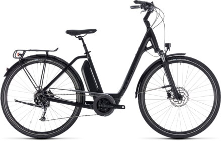Elektro bicykel Cube Town Hybrid Sport 400 easy black 2018
