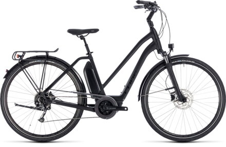 Elektro bicykel Cube Town Hybrid Sport 400 trapeze black 2018