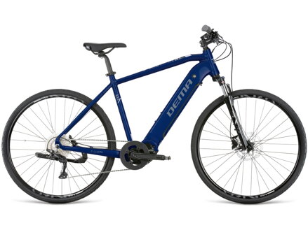 Elektro bicykel Dema E-Lliot 700C blue-silver 2023