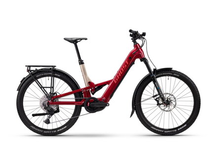 Elektro bicykel Ghost E-ASX EQ Low Essential red-coffee 2025