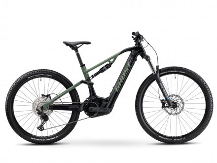 Elektro bicykel Ghost E-ASX 130 Essential B625 black-green 2024