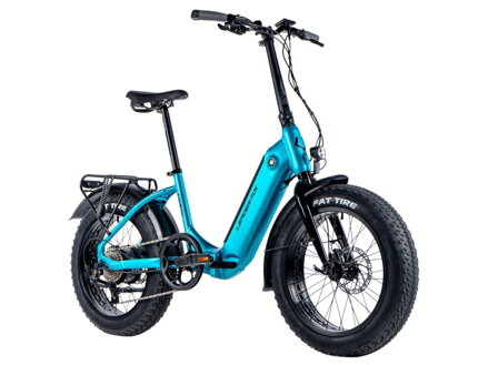 Elektro bicykel Leader Fox Cody modrý 2024