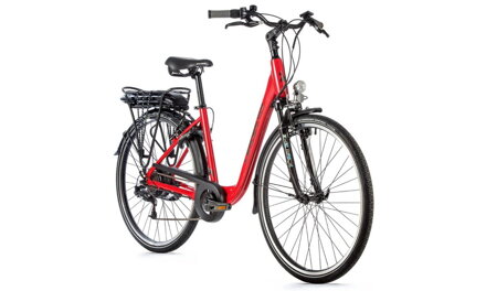 Elektro bicykel Leader Fox Park červený 2022