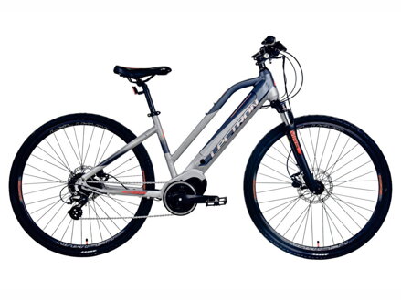 Elektro bicykel Lectron Altezza MRS Cross 522 sivý-oranžový 2022