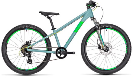 Bicykel Cube Acid 240 Disc grey-neongreen 2021