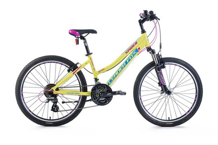 Bicykel Leader Fox Spider Girl yellow 2018