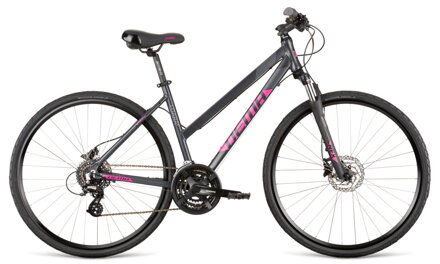 Bicykel Dema Loara 5.0 šedý-ružový 2020
