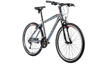 Bicykel Leader Fox Daft šedý-oranžový 2021