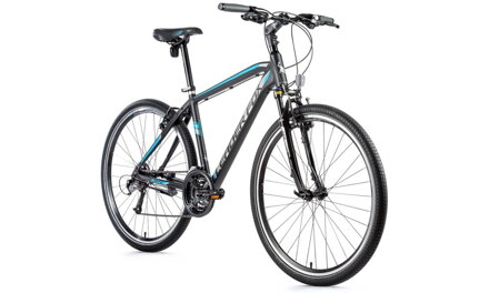 Bicykel Leader Fox Viatic čierny-modrý 2021