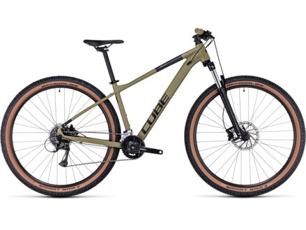Bicykel Cube Aim Race olive-black 2024