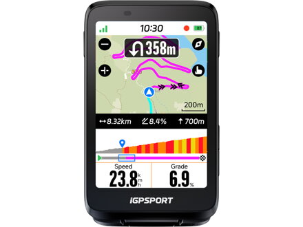 Cyklopočítač iGPSport BiNavi GPS