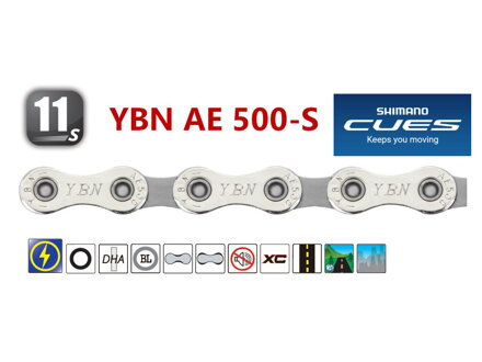 Reťaz Yaban AE500-S 136l QRS11
