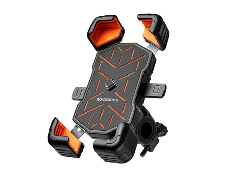 Držiak na mobil na bicykel Rockbros otočný