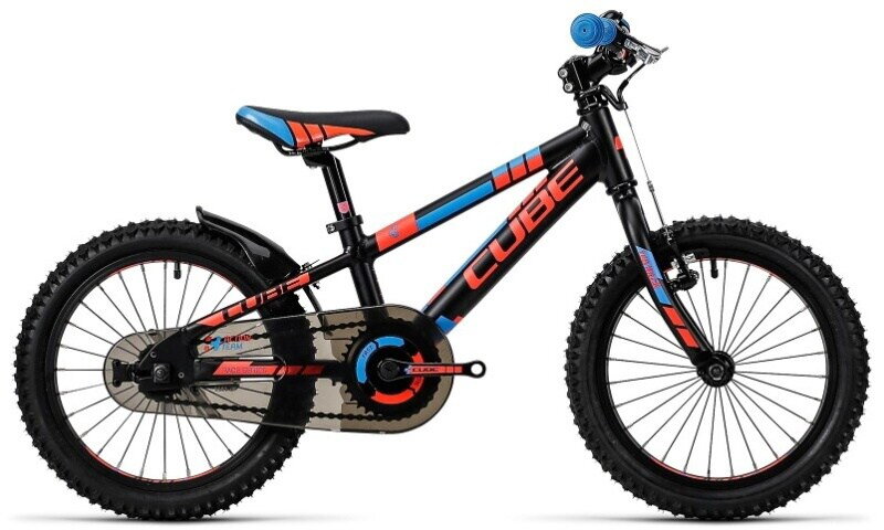 Bicykel Cube Kid 160 black flashred blue 2016