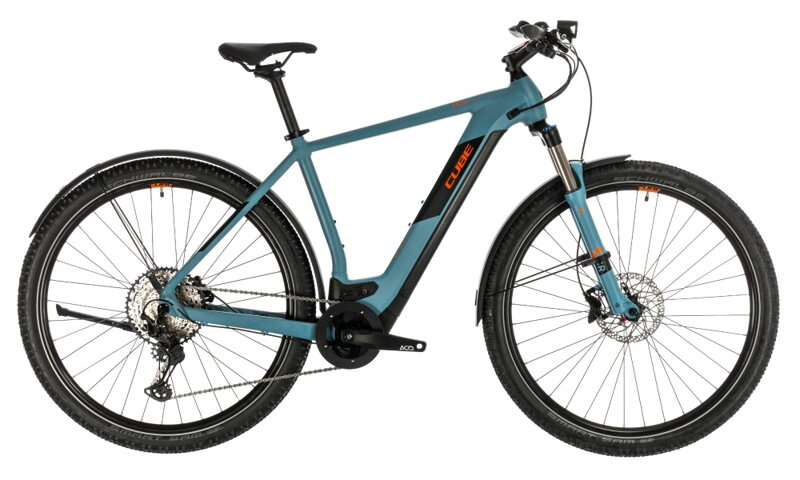 Elektro bicykel Cube Cross Hybrid Race Allroad 625 blue 2020