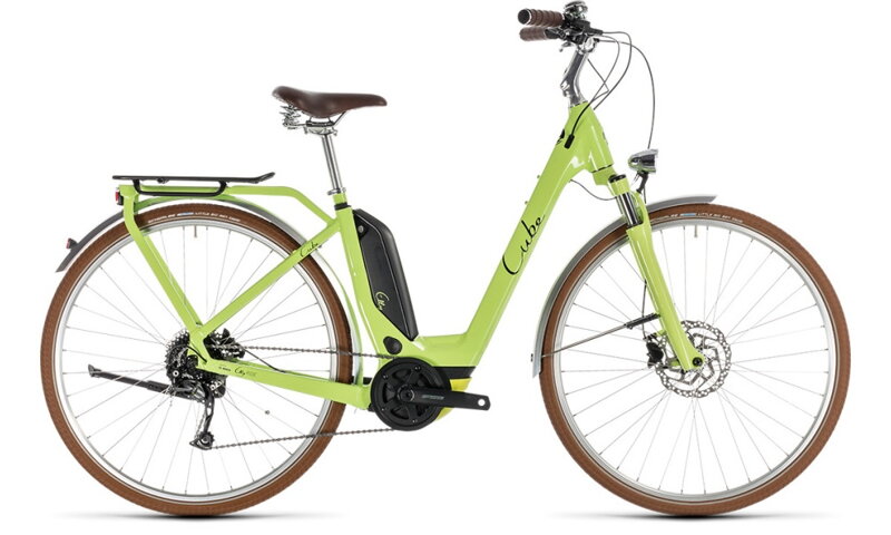 Elektro bicykel Cube Elly Ride Hybrid 500 green 2019