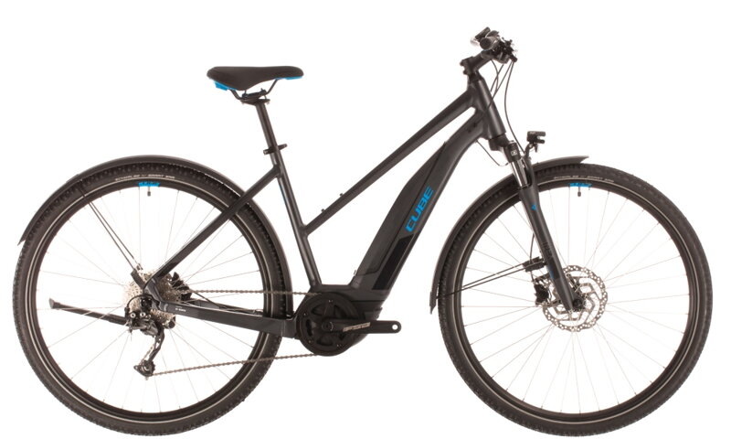 Elektro bicykel Cube Nature Hybrid One Allroad 500 trapeze iridium 2020